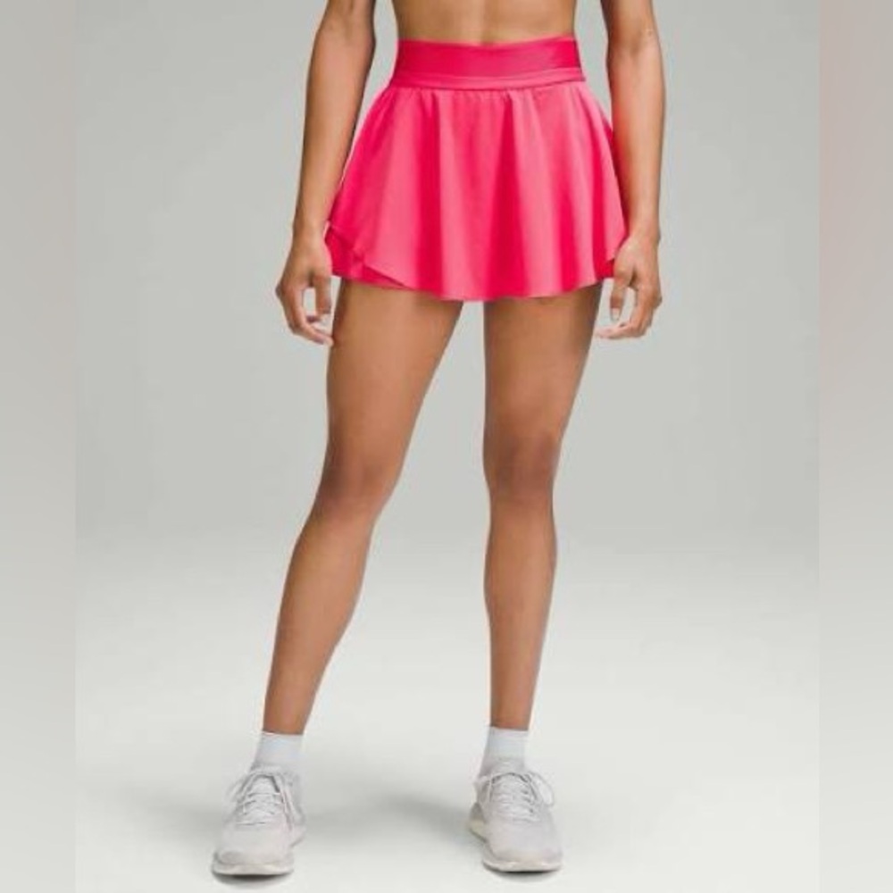 Lululemon Court Rival Skirt, Lipgloss Hot Pink, 8